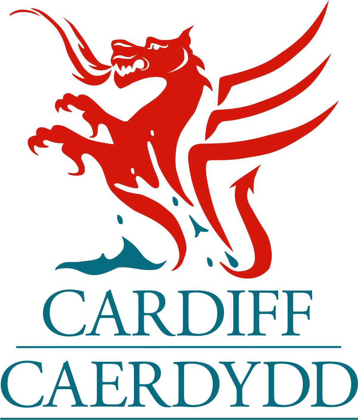 The logo for Cardiff Council