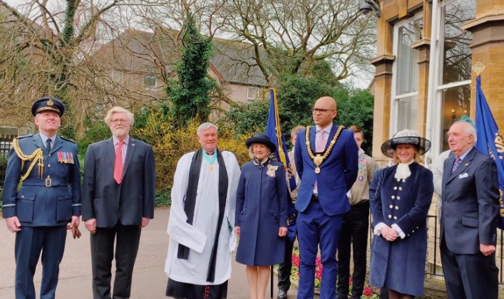 Patrons of RCS Wales showing up at Cardiff Mansion House for Commonwealth Day 2020