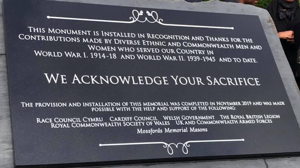 Memorial for Ethnic Commonwealth Servicemen and women